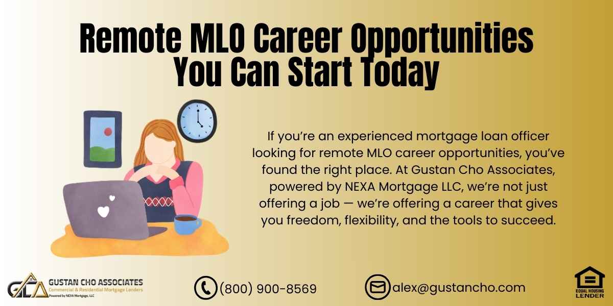 Remote MLO Career Opportunities You Can Start Today