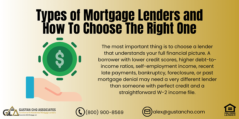 Types of Mortgage Lenders and How To Choose The Right One 1